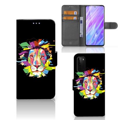 Samsung Galaxy S20 Leuk Hoesje Lion Color Samsung Galaxy S20 Leuk Hoesje Lion Color