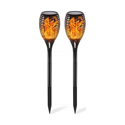LED Solar Priklamp/Fakkel Tuinverlichting met Zonne-energie - Set 2 Stuks - Aptoza Torky - Dag en Nacht Sensor - Mat Zwart - Kunststof LED Solar Priklamp/Fakkel Tuinverlichting met Zonne-energie - Set 2 Stuks - Aptoza Torky - Dag en Nacht Sensor - Mat Zwart - Kunststof