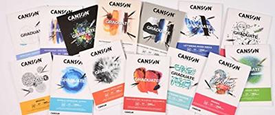 Aquarelpapier Canson Graduate Watercolour 20vel 250gr A5 natuurlijk wit Aquarelpapier Canson Graduate Watercolour 20vel 250gr A5 natuurlijk wit