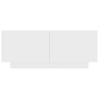 Nachtkastje 100x35x40 cm spaanplaat wit - thumbnail