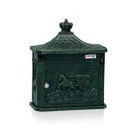 Nostalgische brievenbus Joma Garden 80 - groen - thumbnail