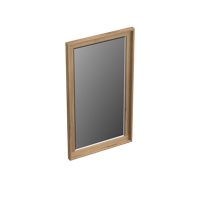 Spiegel Forzalaqua Reno Rechthoek 40x2x70 Cm Oyster - thumbnail
