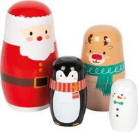 Small Foot - kerstmis matroesjka poppen - thumbnail
