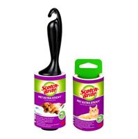 Scotch Brite pluizenkleefroller, extra klevend voor dierenhaar, 48 vellen - thumbnail
