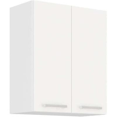 ATLAS Hoge kast met 2 deuren - Wit decor - L60 cm ATLAS Hoge kast met 2 deuren - Wit decor - L60 cm