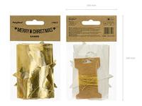 Slinger Merry Christmas goud - thumbnail