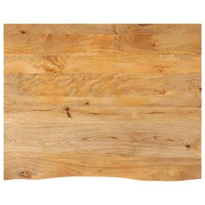 Tafelblad met natuurlijke rand 100x80x2,5 cm massief mangohout Tafelblad met natuurlijke rand 100x80x2,5 cm massief mangohout