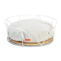 Beeztees Kattenmand Kipu M 50x50x17,5 cm metaal wit - thumbnail