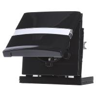 ABB 2CKA002064A0302 Apparaatinzetstuk IP44 Antraciet, Zwart-grijs