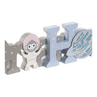 Decoratieve figuren DKD Home Decor Astro Monkey Natuurlijk 29,5 x 3 x 9 cm (2 Stuks) - thumbnail