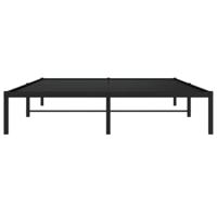 Bedframe metaal zwart 150x200 cm - thumbnail