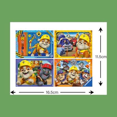Ravensburger legpuzzel rubble & crew - 4 puzzels - thumbnail