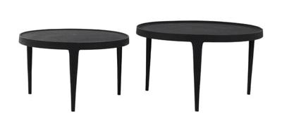 Light & Living Salontafel 'Tobias' Set van 2 stuks, kleur Zwart Light & Living Salontafel 'Tobias' Set van 2 stuks, kleur Zwart