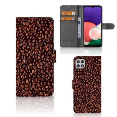 Samsung Galaxy A22 5G | Book Cover | Koffiebonen