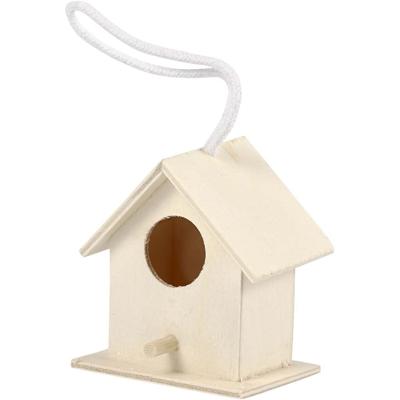 Creativ Company Vogelhuis, afm 6x6 cm, 1 stuk