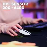 Trust GXT109W FELOX GAMING Muis Wit - thumbnail