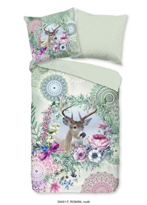 HIP Dekbedovertrek "mandala's en een hert" - Multi - (240x200/220 cm) - Katoen Flanel