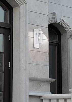 Trio Witte buitenlampSambesi met schemersensor - 204160131