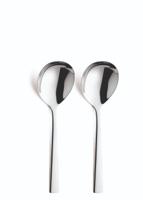 Amefa hugo 2 groentelepels op hangkaart - thumbnail