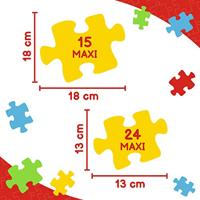 Oku Disney stitch kinderpuzzel met 24 maxistukjes - thumbnail