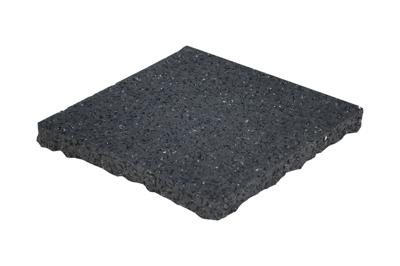 Gardenlux Tegeldrager per stuk Zwart 10x10x1 cm