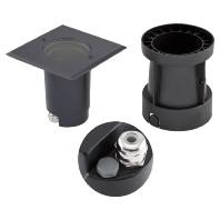 EVN EVN Lichttechnik 679435EVA Vloerinbouwlamp GU10 Hoogvoltage halogeenlamp Antraciet