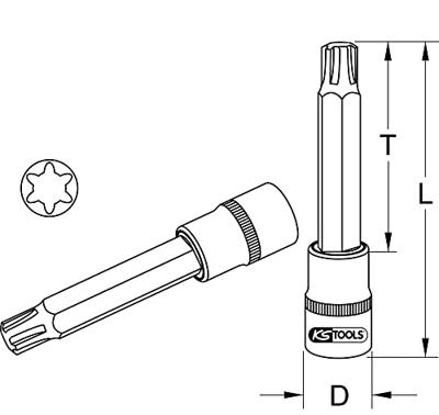 KS Tools 9111921 911.1921 Verwisselbare kop