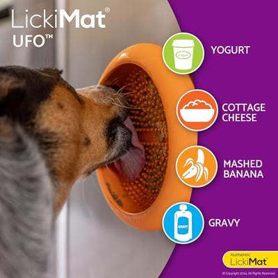 LickiMat® Honden likmat Ufo, groen
