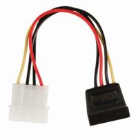 Interne Voedingskabel | Molex Male - SATA 15-Pins Female | 0,15 m | Diverse - thumbnail