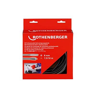 Rothenberger 72414 Ontstoppingsveer 10 m Afmeting, Ø 8 mm