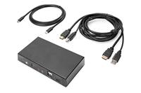 Digitus DS-12901 KVM-switch Zwart - thumbnail