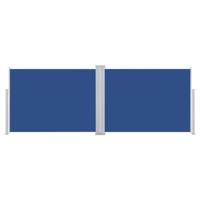Windscherm uittrekbaar 100x1000 cm blauw - thumbnail