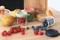 Set van 4 glazen maaltijdporties - BEABA - Sunrise Colour mix - 250 ml - thumbnail