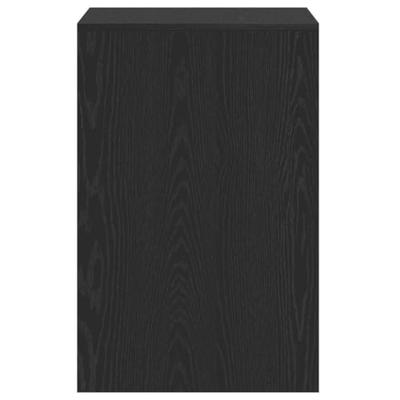 Bureau 101x50x76,5 cm spaanplaat zwart eikenkleurig