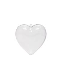 Vaessen Creative • plastic hart 2-delig 6cm 5pcs - thumbnail