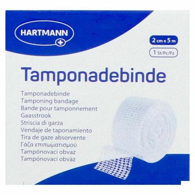 Hartmann Tamponadezwachtels 2cm x 5m