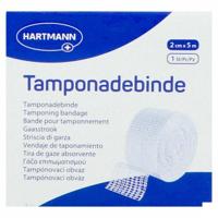 Hartmann Tamponadezwachtels 2cm x 5m - thumbnail