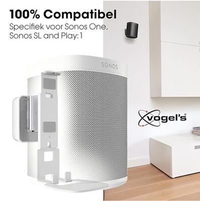 Vogels: SOUND 4201 SONOS ONE & PLAY:1 Muurbeugel - Wit
