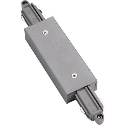 SLV GrijzeConnector 1-Fase langsverbinder elektrisch met voedingsmogelijkheid - 143102