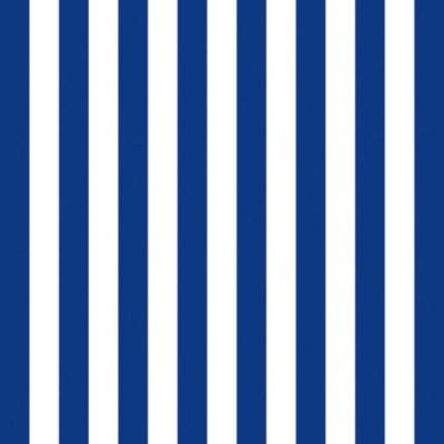 Diversen Servetten 33 cm strepen navy blauw fsc mix