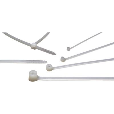 Helukabel 91055-1000 TY232M Kabelbinder met stalen tong 203 mm 2.40 mm Wit, Transparant Met metalen tong 1000 stuk(s)