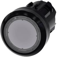 Siemens 3SU10010AD700AA0 3SU1001-0AD70-0AA0 Verlichte melder Kunststof frontring, Rond Knop Zwart, Helder 1 stuk(s) - thumbnail