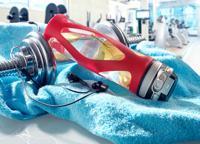 Leifheit 3256 Flip Glazen Drinkfles 600 ml Rood - thumbnail