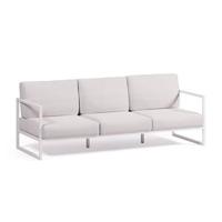 Kave Home 3-zits Tuinbank 'Comova' 225cm, kleur Wit - thumbnail