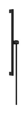 Hansgrohe Unica glijstang S Puro 65 cm met easy slide schuifstuk en Isiflex doucheslang 160 cm, mat zwart