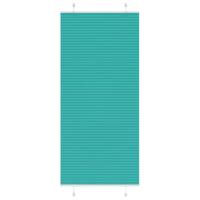 VidaXL Plissé rolgordijn 100x200 cm stofbreedte 99,4cm petrol groen - thumbnail