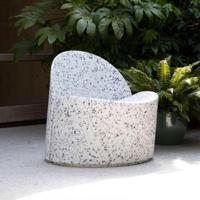 Zuiver Outdoor Fauteuil 'Bloom' kleur Wit Terrazzo - thumbnail