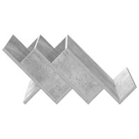 Bijzetkast met plank Beton Grijs 57,5 x 40 x 42 cm Bewerkt hout - thumbnail