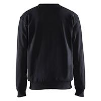 Blåkläder Sweatshirt bicolour 35801158 | Zwart/High-Vis Geel | Maat XL - 7330509810576 - thumbnail