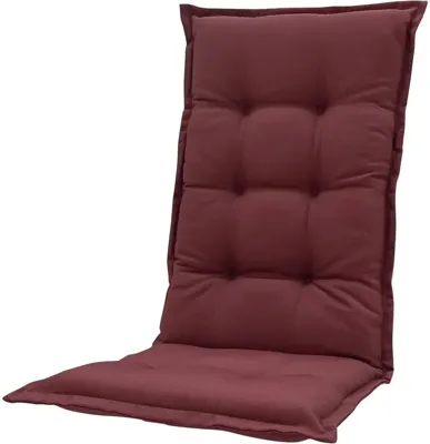 Madison stoelkussen hoge rug 123cm panama bordeaux